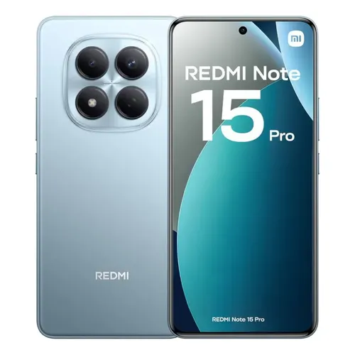 CELULAR XIAOMI REDMI NOTE 15 PRO 5G DUAL 256GB 8GB GLACIER BLUE
